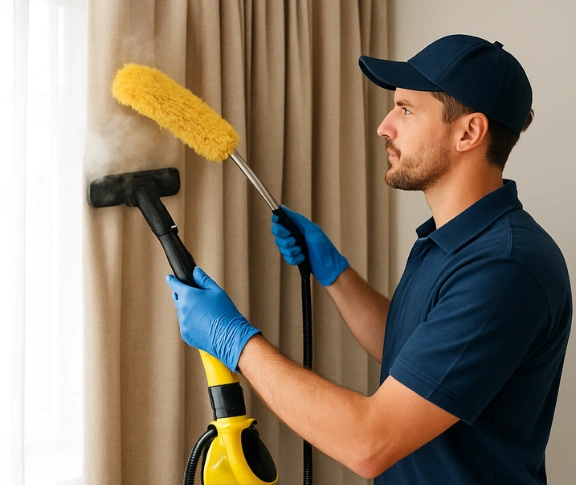 Trusted residential curtain cleaning technician Matty Curtain Cleaning cairnlea-vic QLD