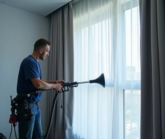 Professional commercial curtain cleaning process equipment Matty Curtain Cleaning cairnlea-vic